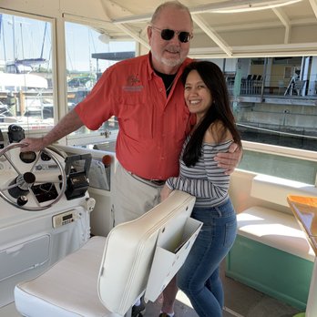 River Skipper II crew at the helm
